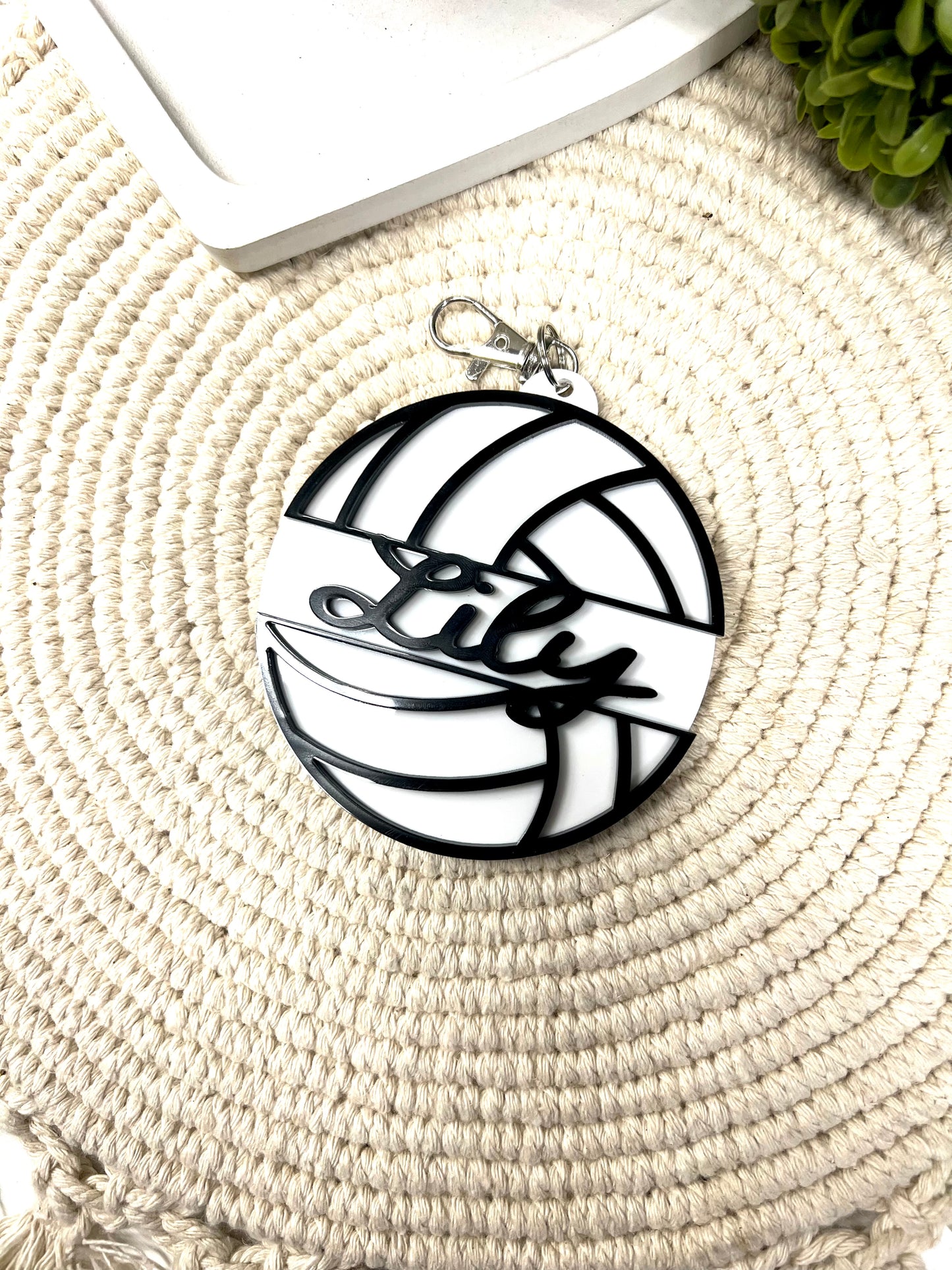 Personalized Volleyball Bag Tag