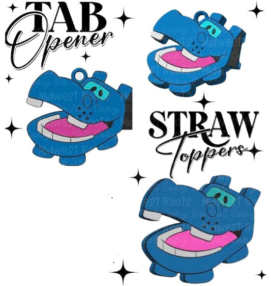 Wholesale 3D Printed Toy Hippo Figure