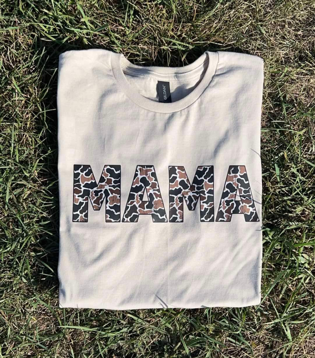 Camo Mama Top