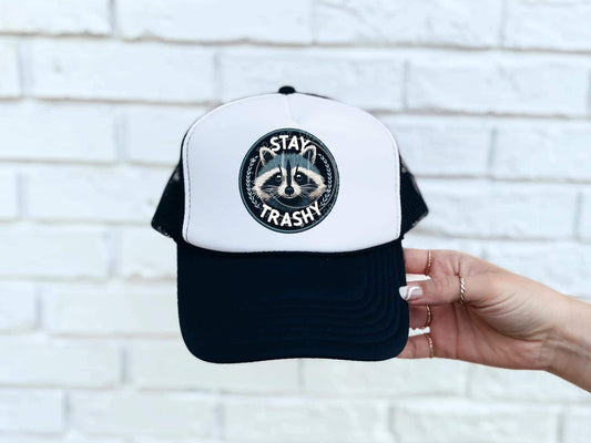 WS Completed Stay Trashy Foam Trucker Hat