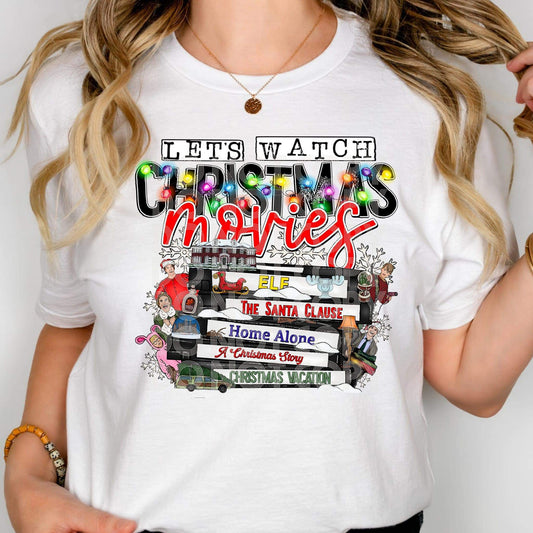 Let’s Watch Christmas Movies Sub Print