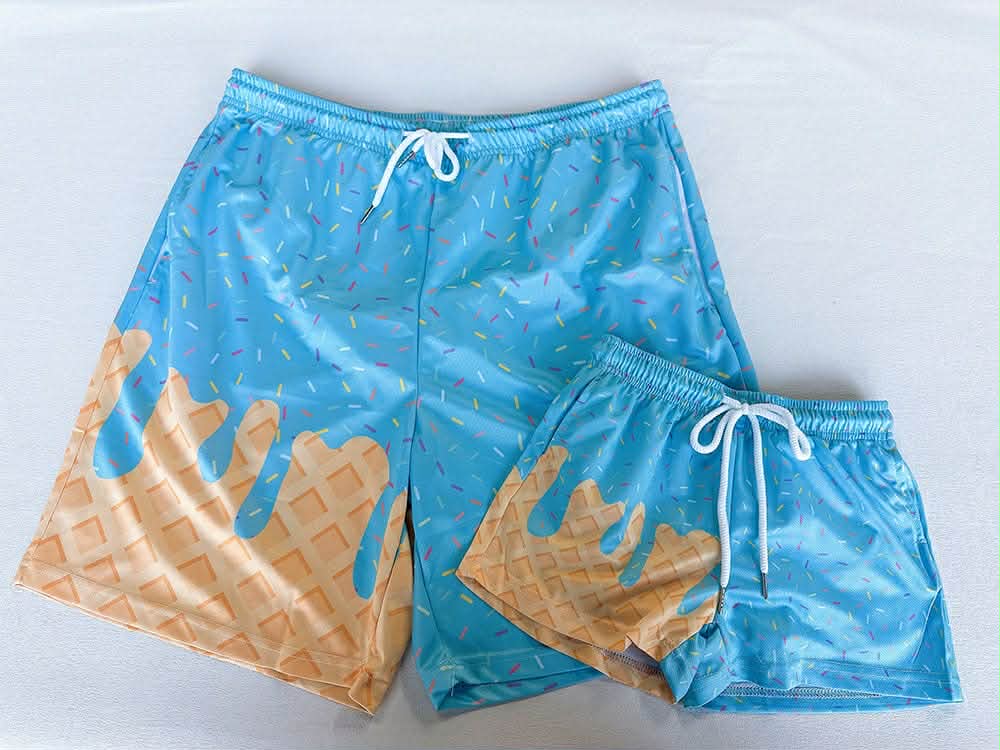 Pre Order Kids Waffle Ice Cream Trunk Shorts