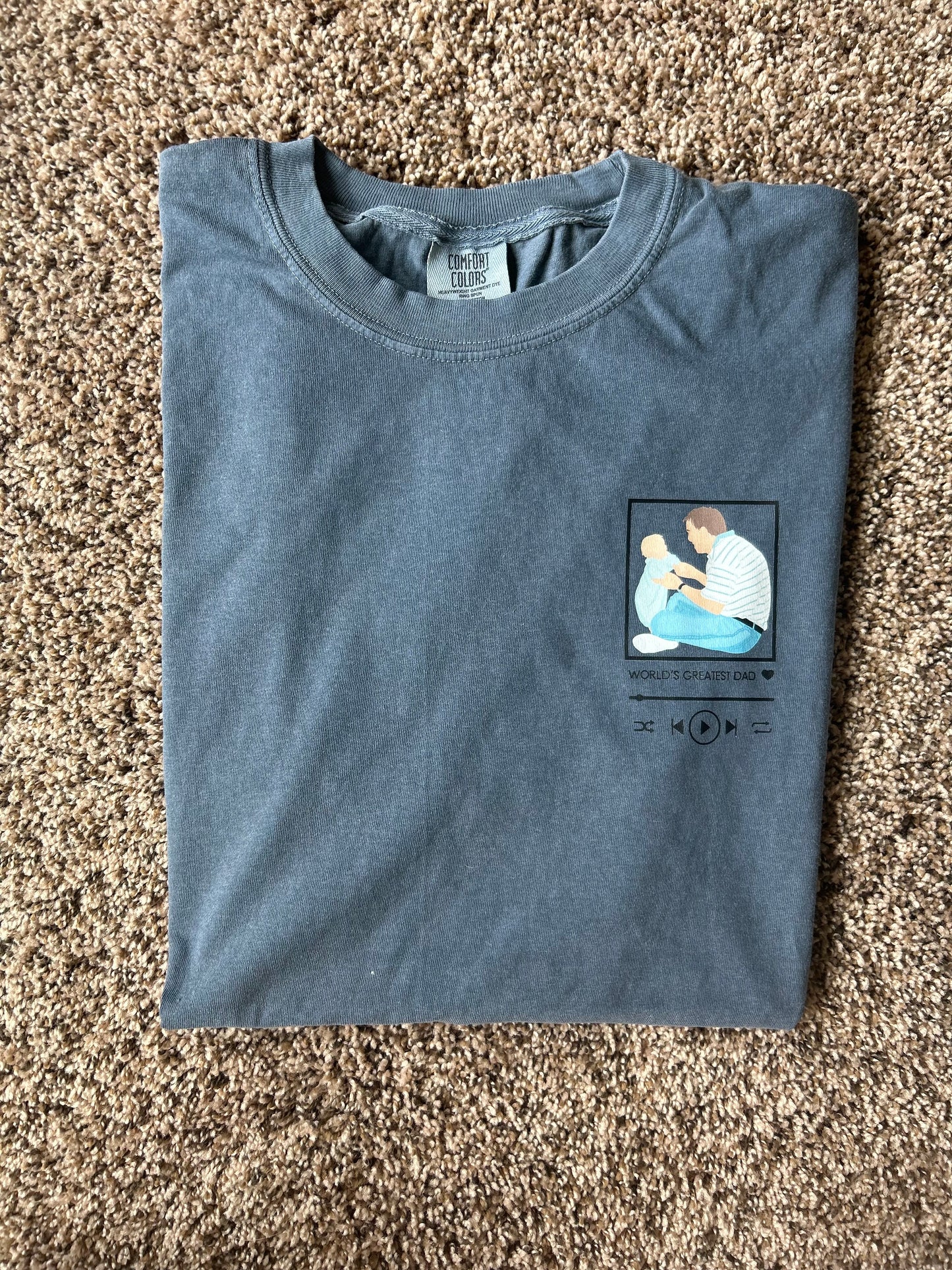 Worlds Greatest Custom Drawn Top