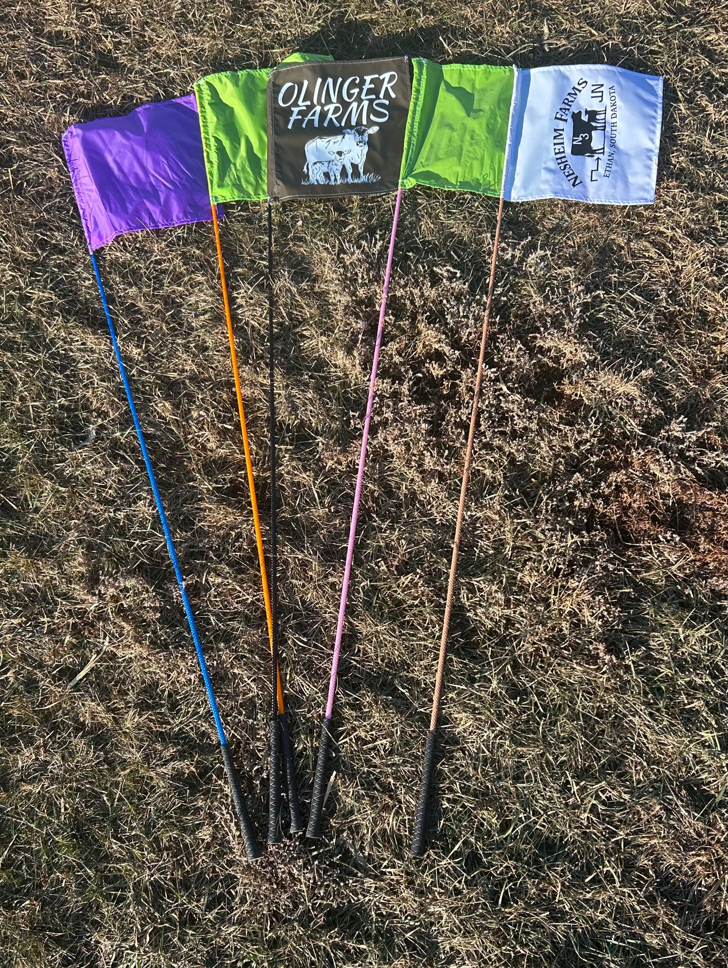 Custom Cattle Flag Whips
