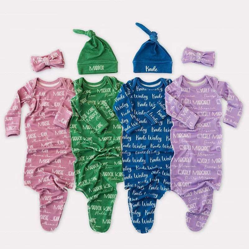 Pre Order Baby Name Gown