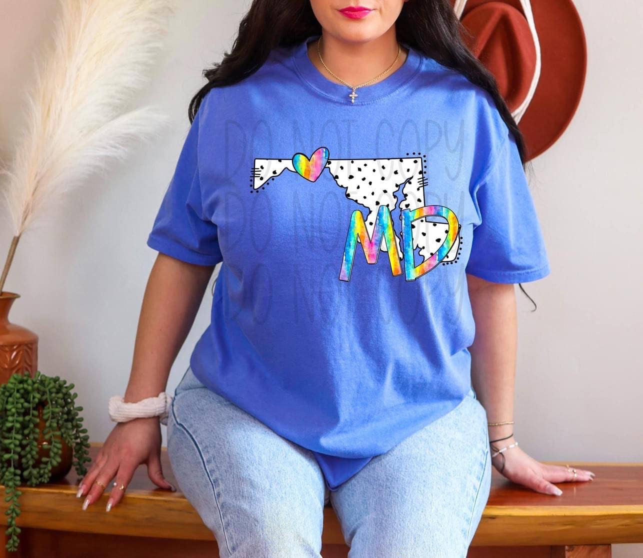 Dot & Rainbow State Tees Top