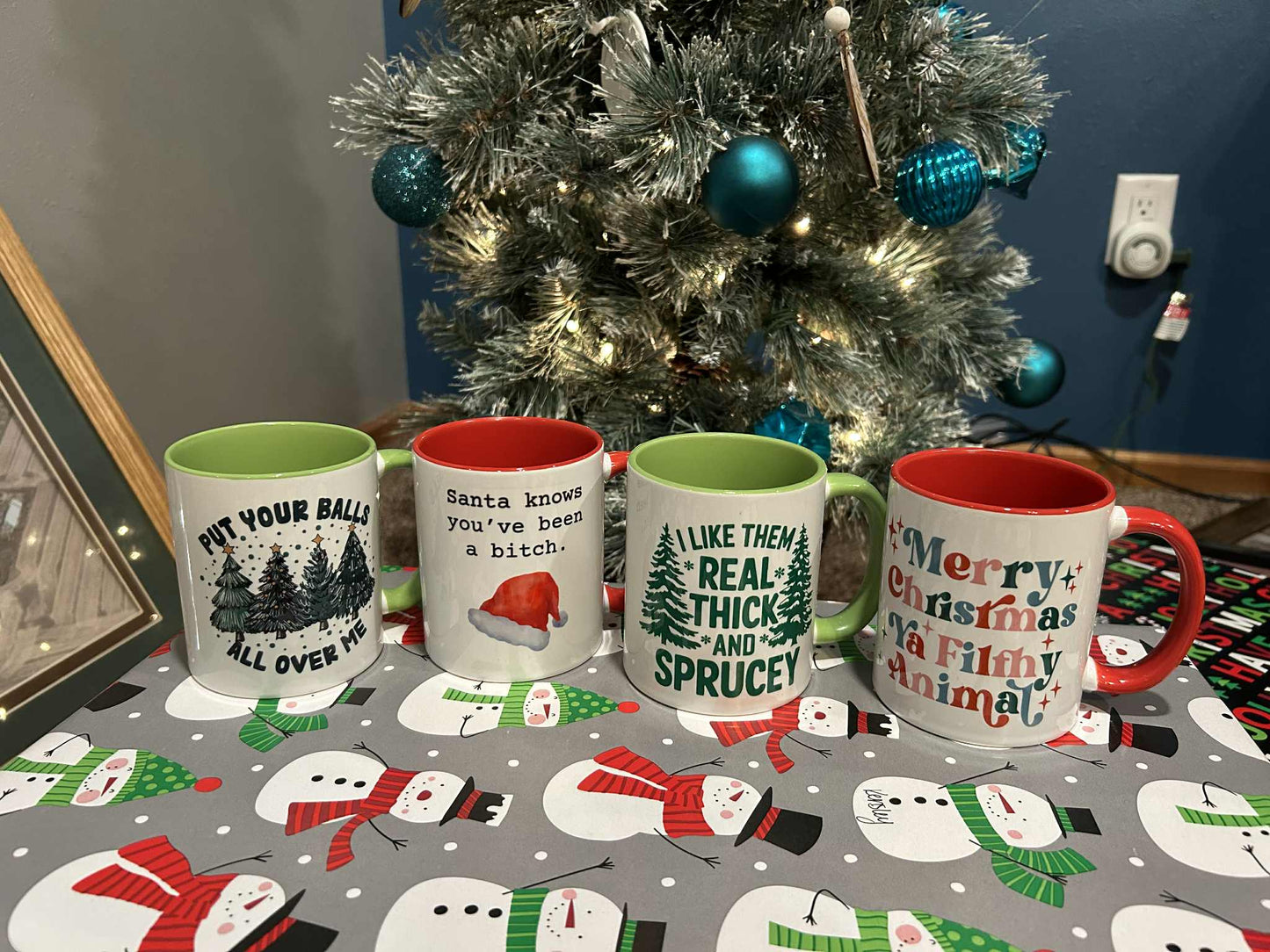 RTS Snarky Christmas Mugs