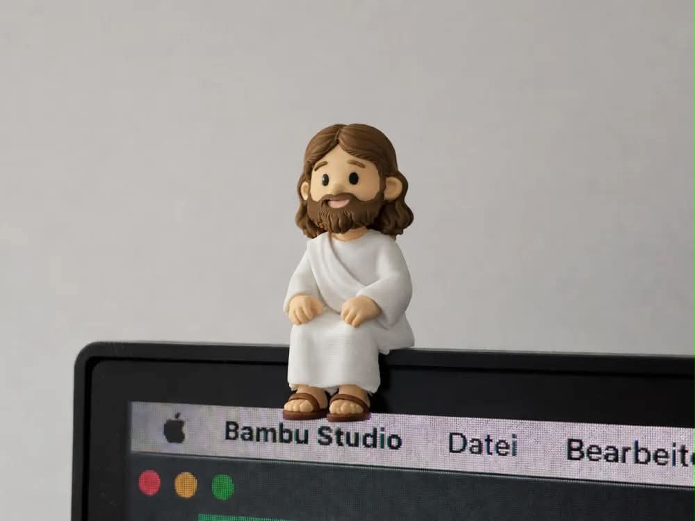 3D Printed Jesus Monitor Buddy