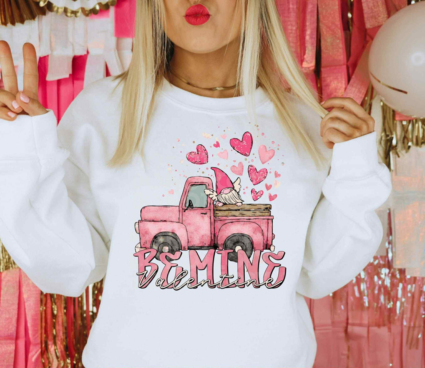 Be Mine Truck Kids Top