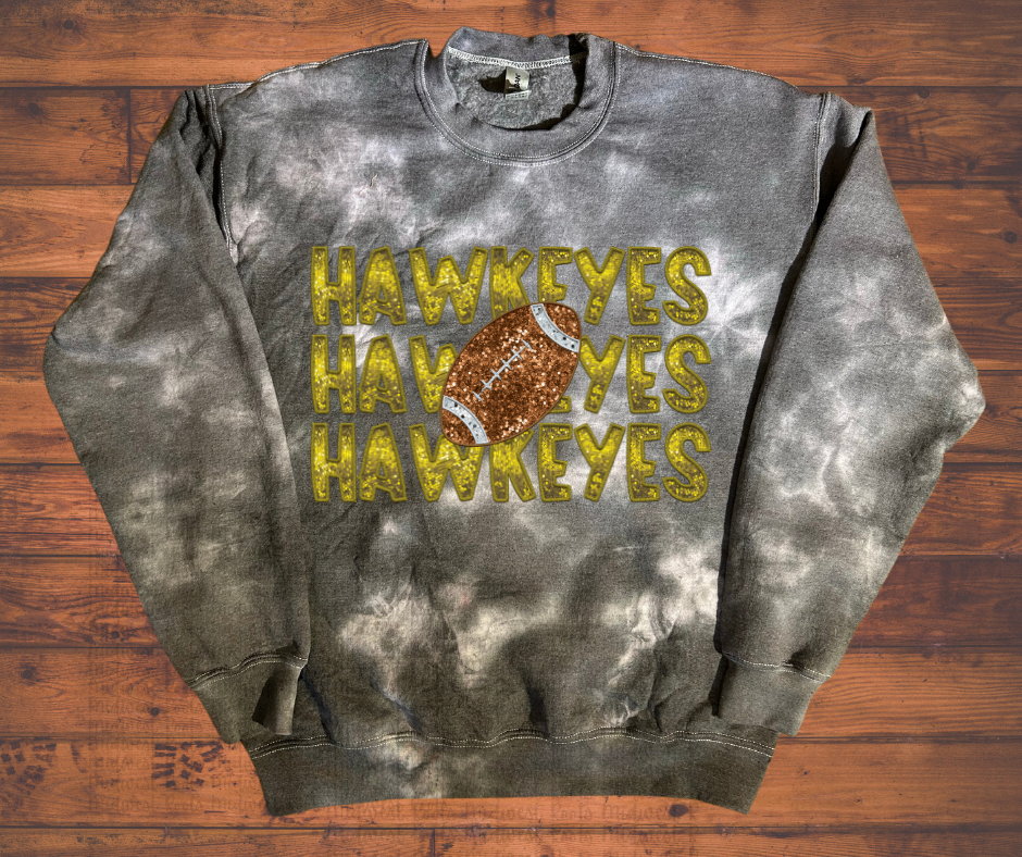 Custom Team Mascot Tie Dye Sweatshirt