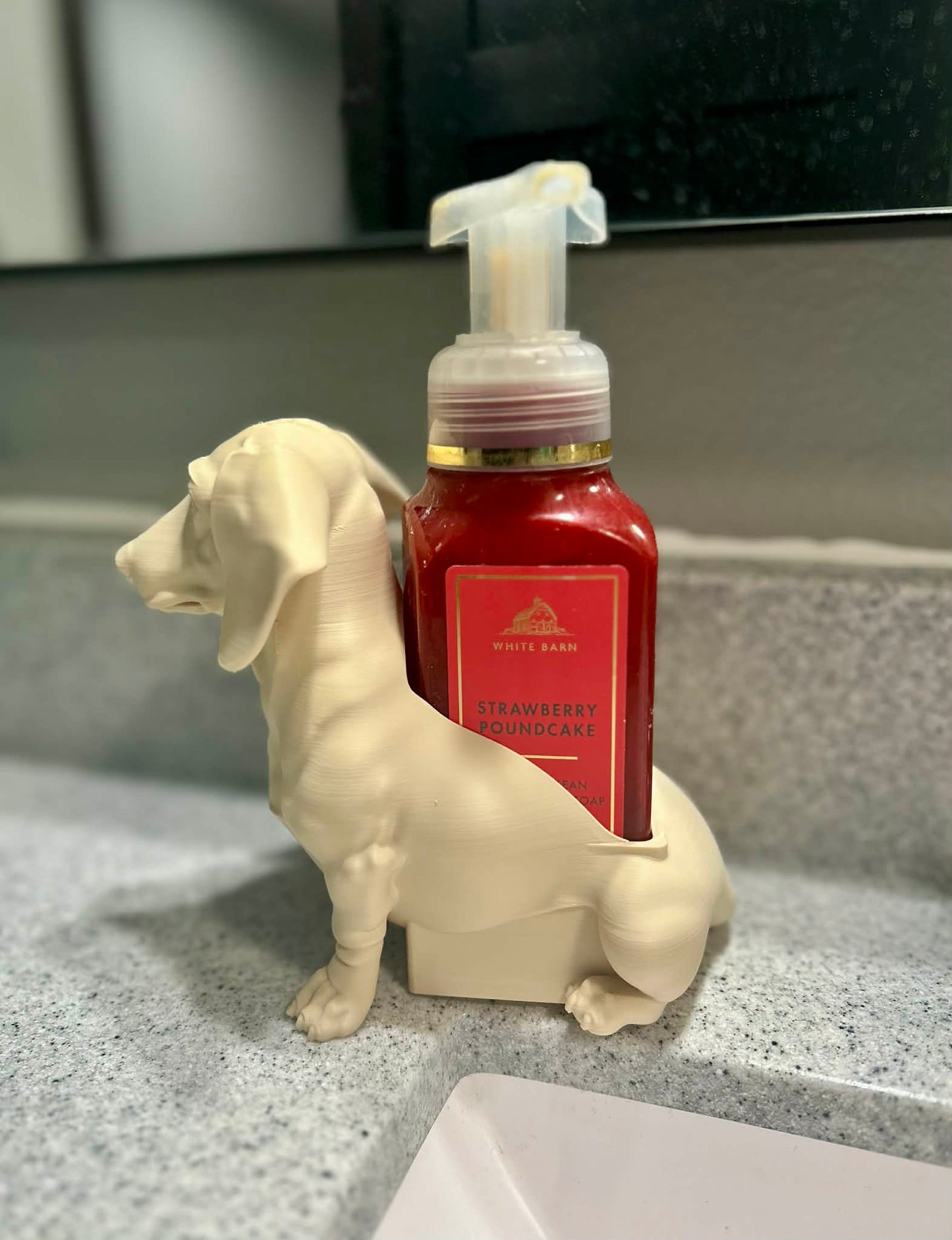 3D Printed Daschund Soap Holder