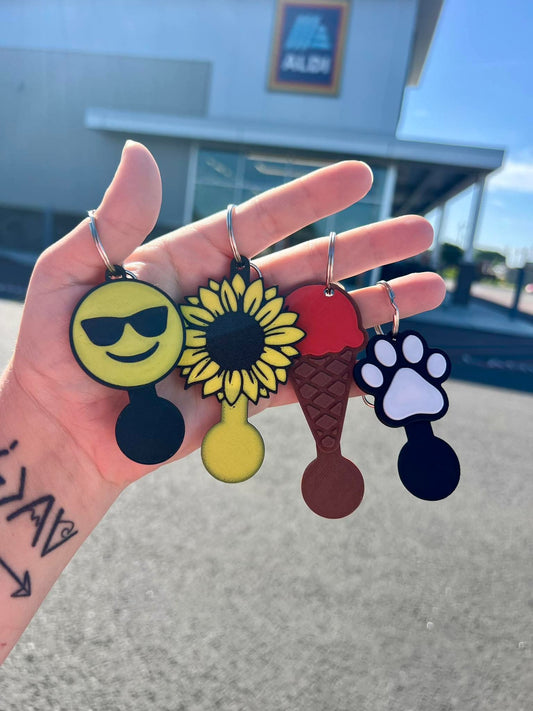 3D Printed Quarter Keychains