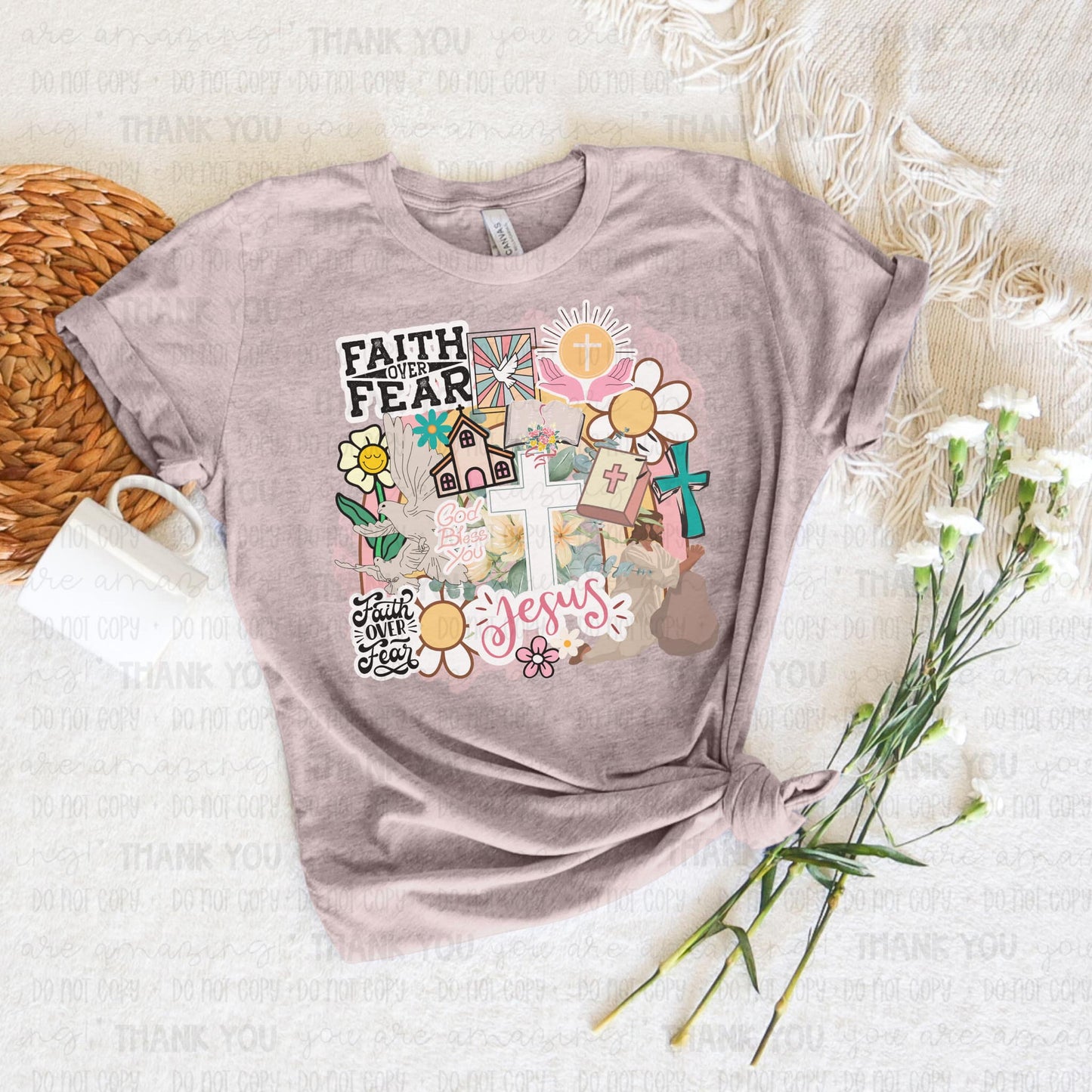 DTF Print - Faith Over Fear