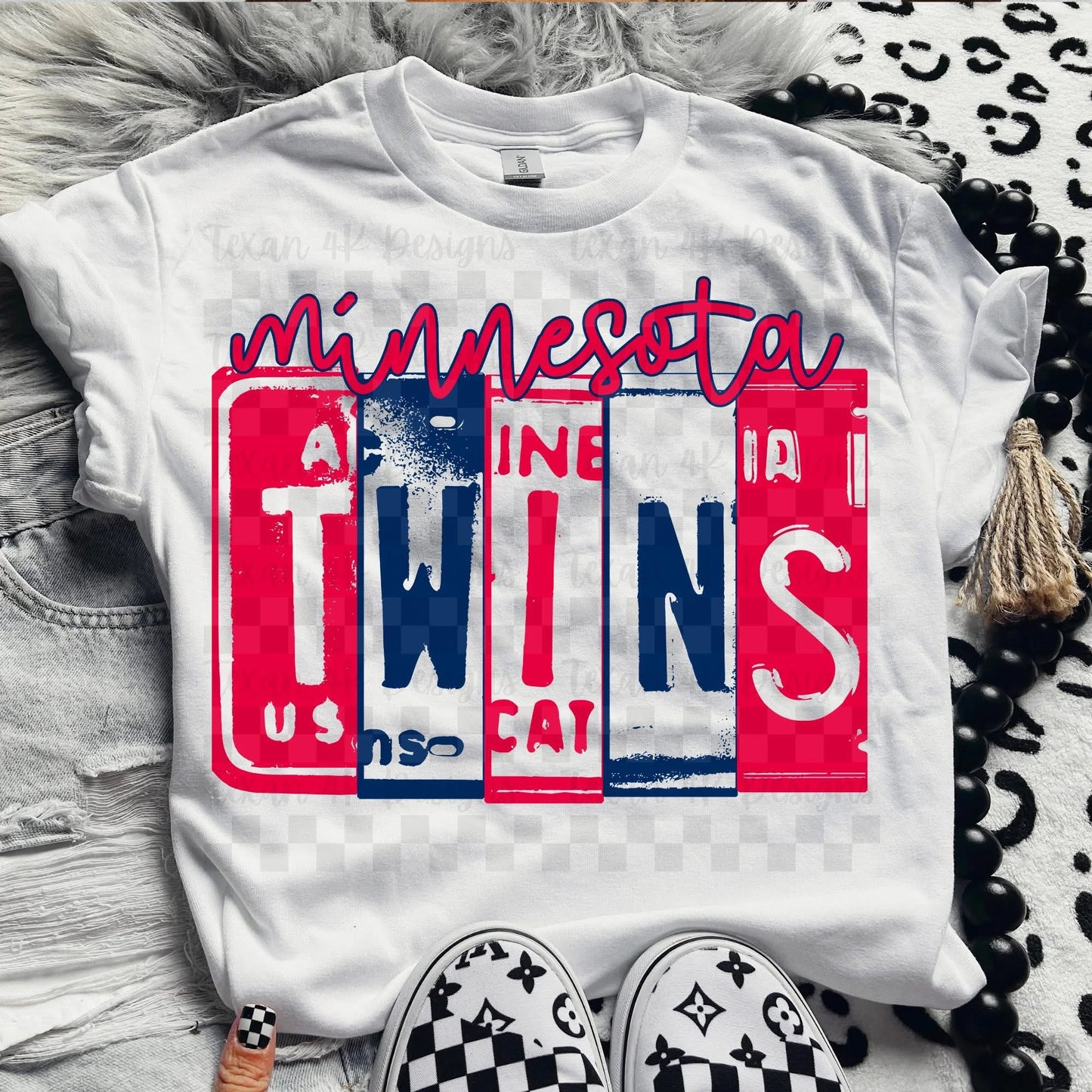 License Plate Baseball Team Top
