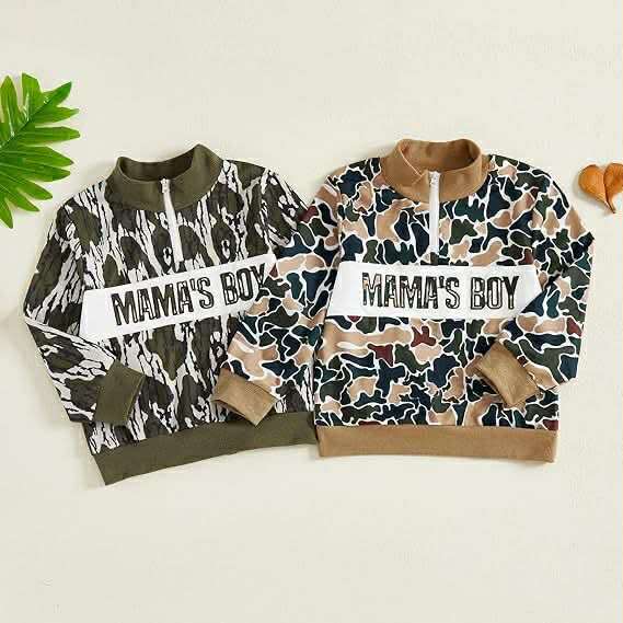 Pre Order Mama’s Boy Camouflage Jacket