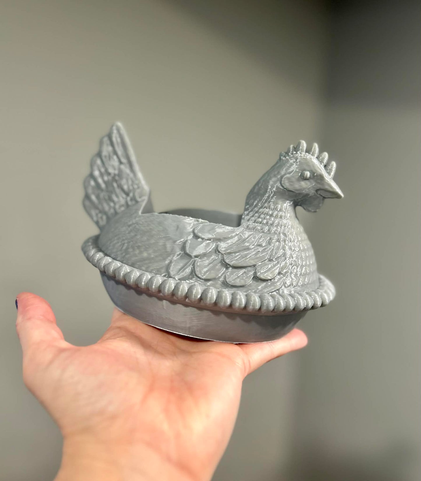 3D Printed Hen Soap Holder