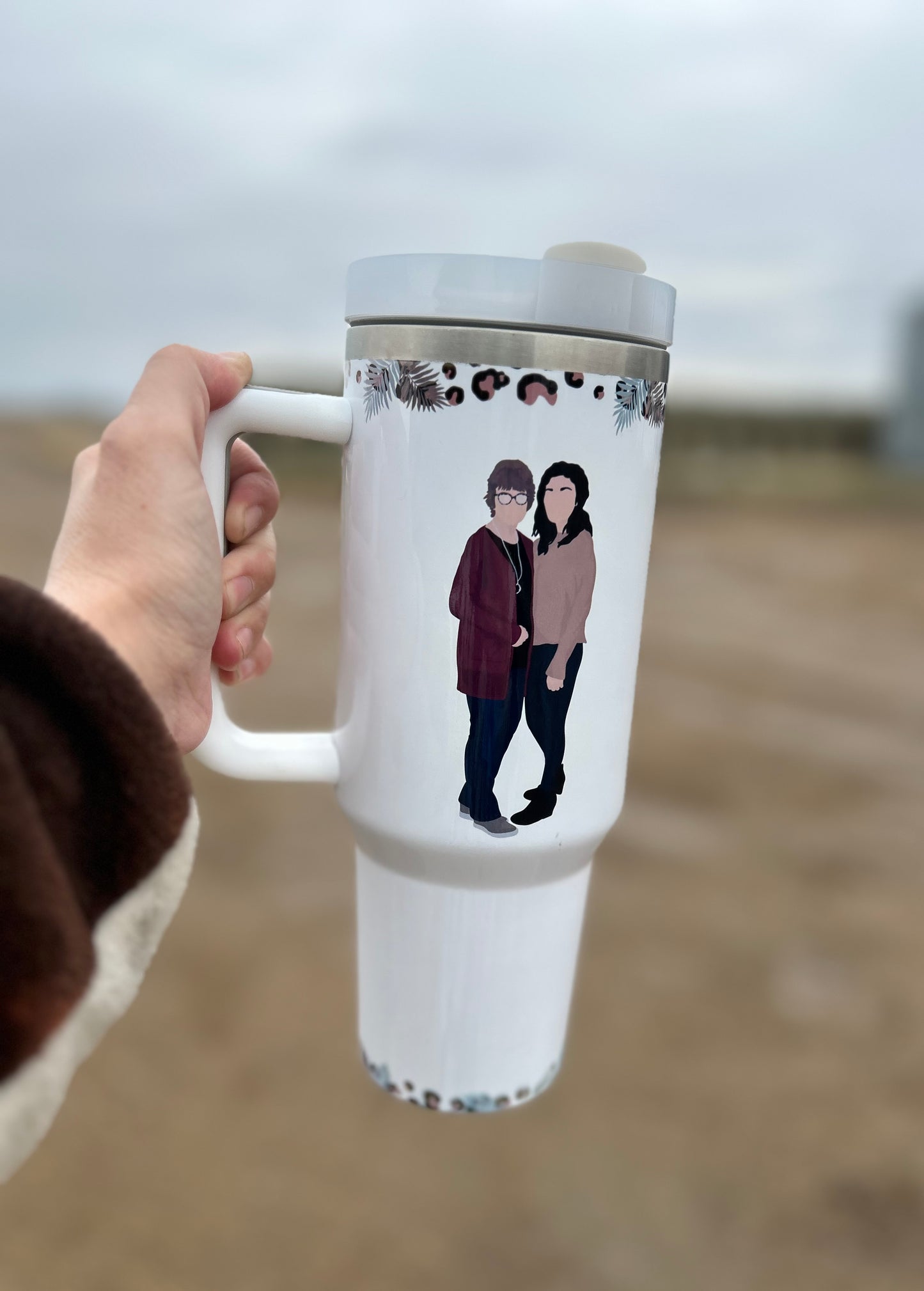 Custom Drawn and Designed Tumbler Collab with Infinite Expressions HH