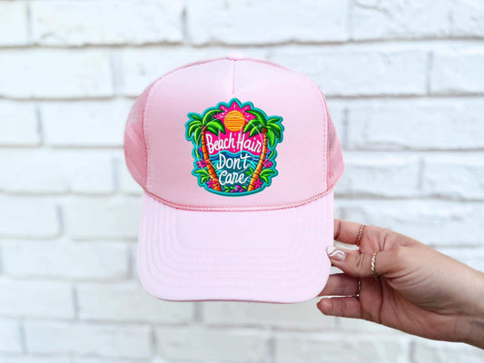 WS Completed Beach Hair Dont Care Foam Trucker Hat