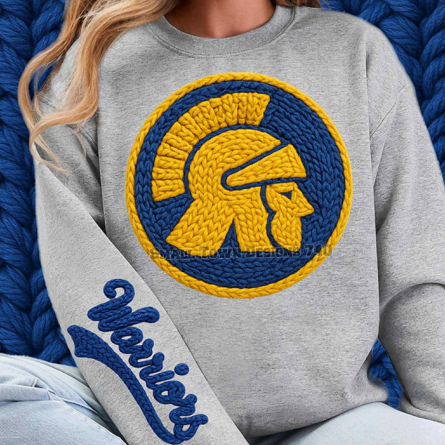 DTF Print- Faux Yarn W@rriors