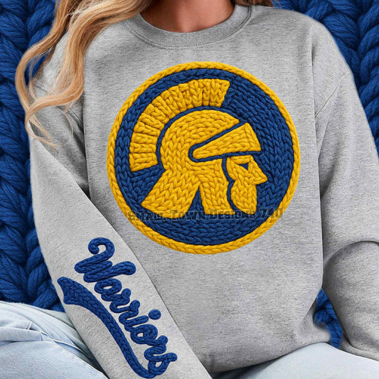 DTF Print- Faux Yarn W@rriors