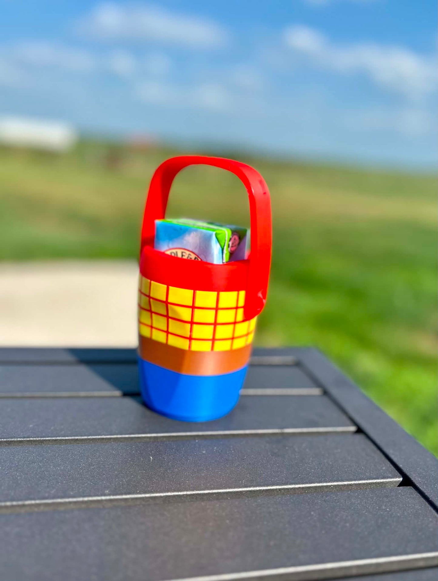 3D Printed Sheriff Juice Box Holder