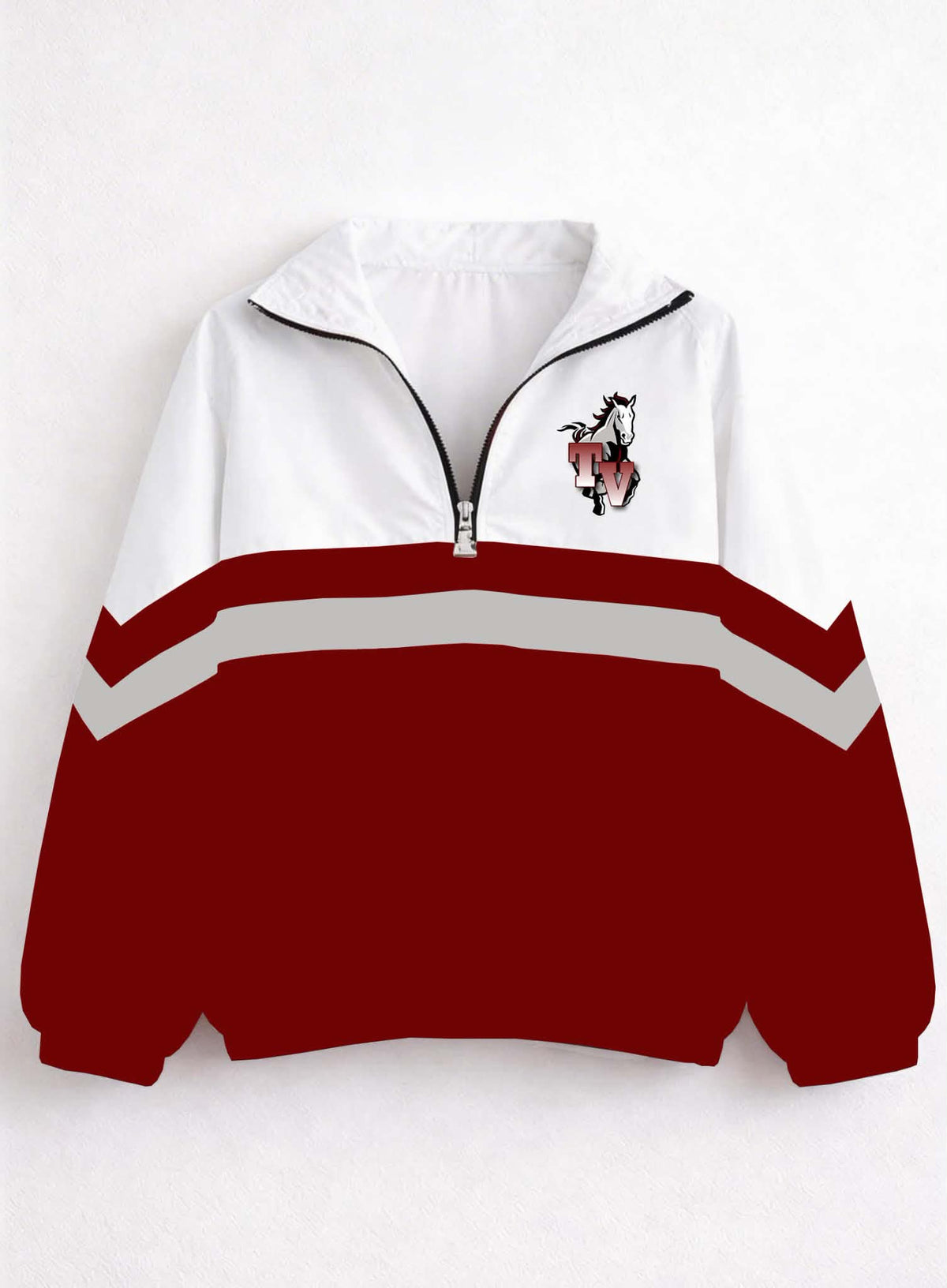 Pre Order Kids Tri-Valley Mustangs Quarter Zip Jacket