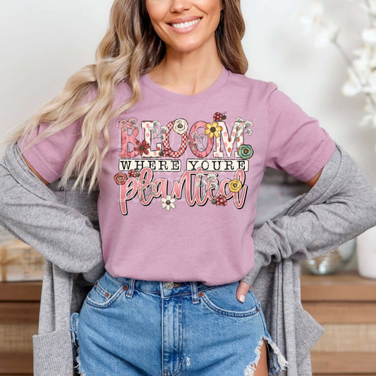 Bloom Where You Are Planted Top