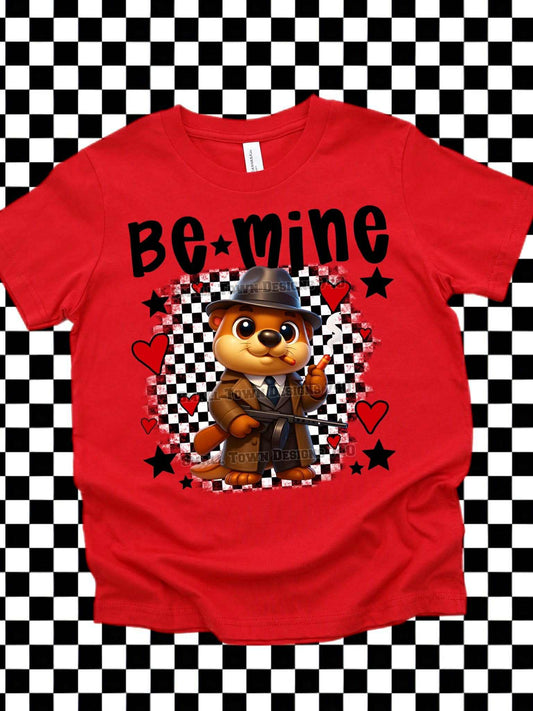 DTF Print - Be Mine Inspector Beaver