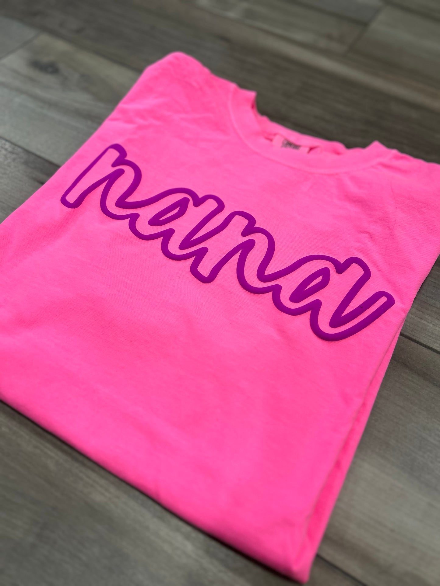Nana Outline Puff Print Top