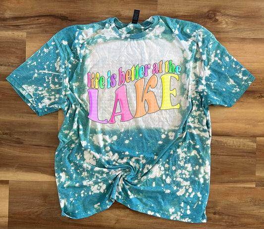 Life Is Better At The Lake Pastel Top