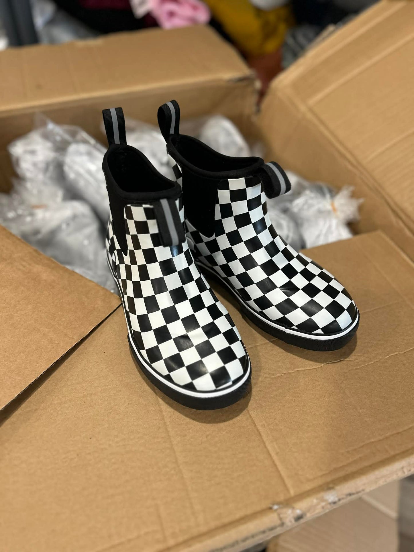 RTS Checkered Deck Boots