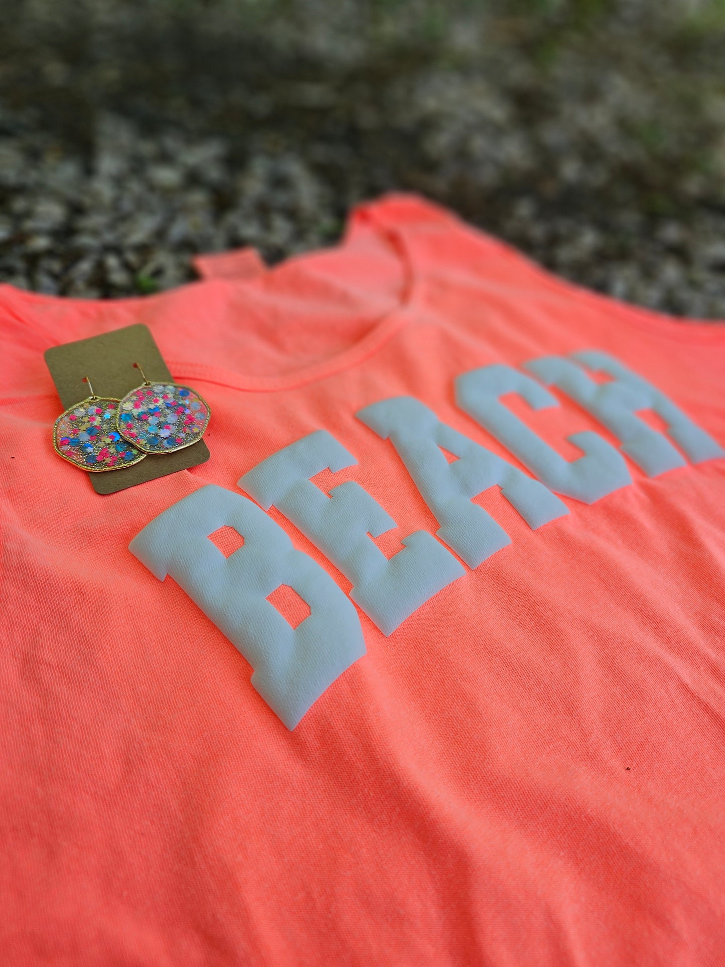 Beach Puff Print