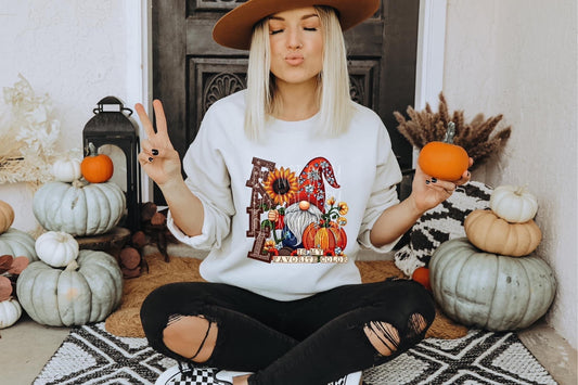 DTF Print - Fall Gnome