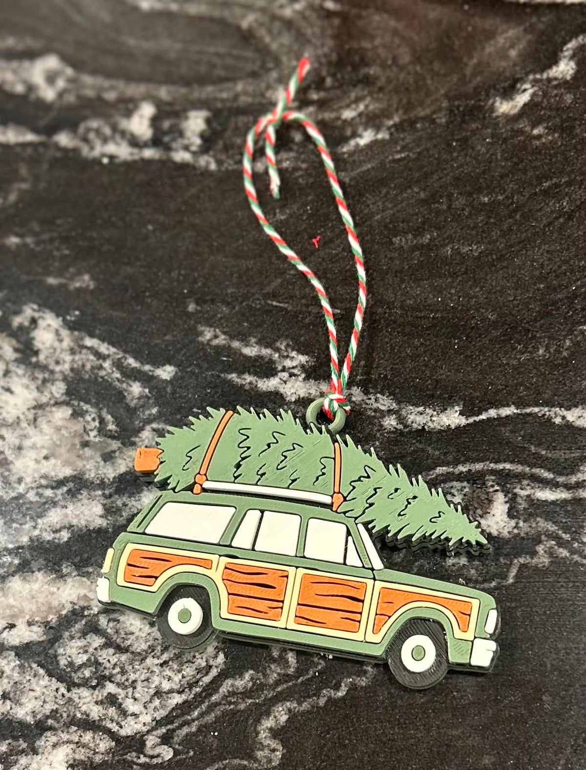 3D Printed Christmas Station Wagon
