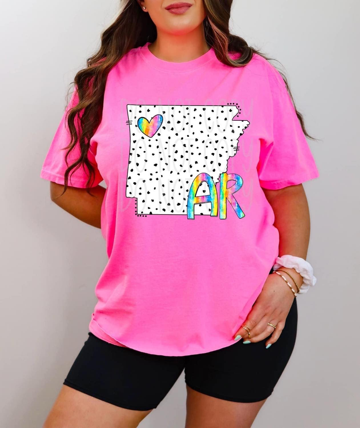 Dot & Rainbow State Tees Top