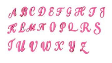 Pre Order Cursive Letter Charms