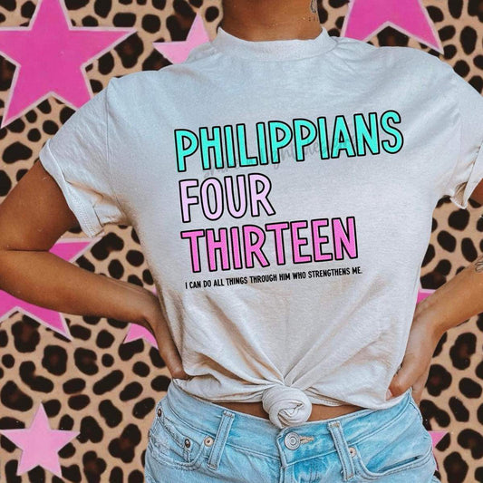 Phillipians 4:13 Sub Print