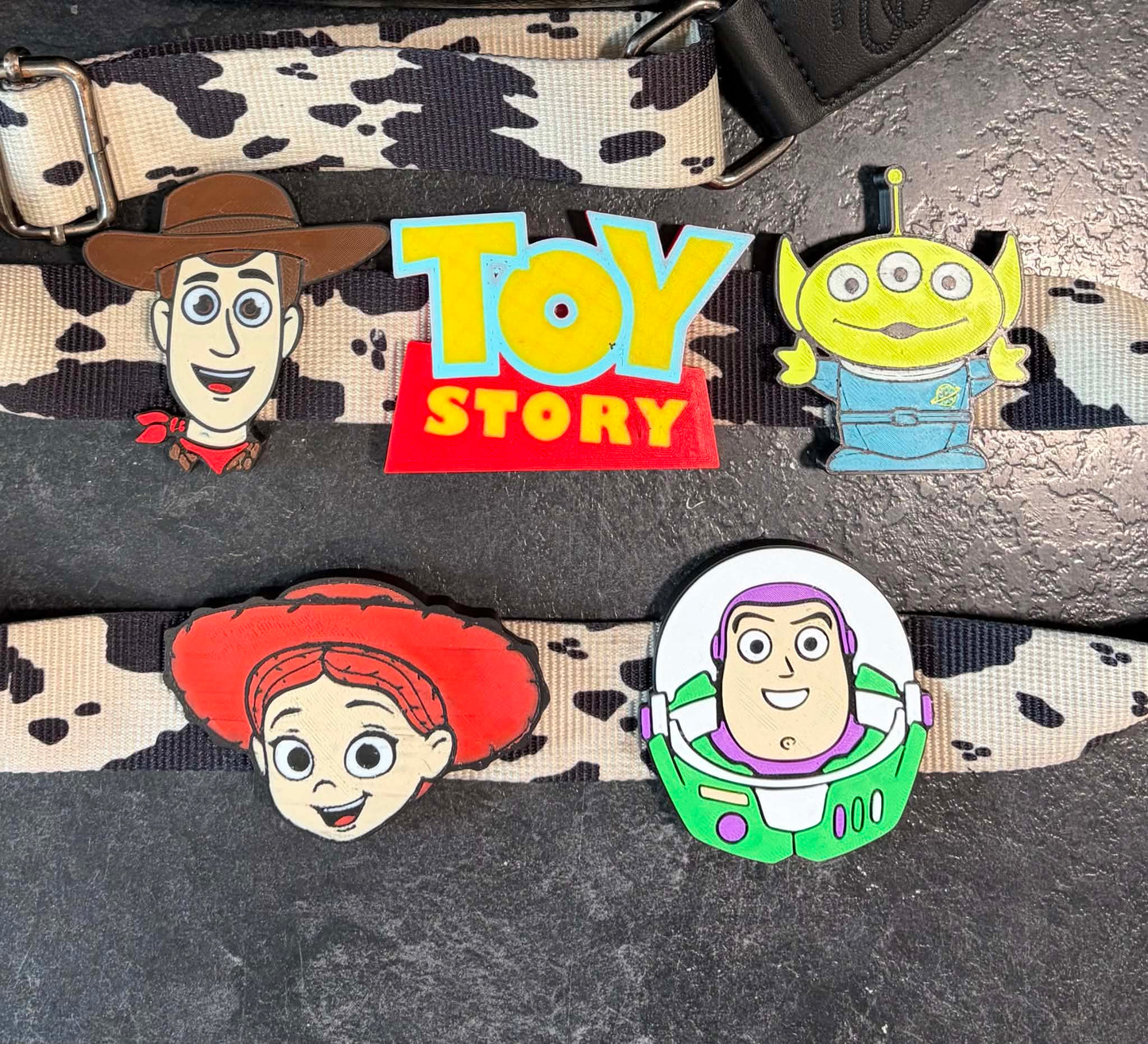 3D Printed T0y St0ry Belt Bag Charms