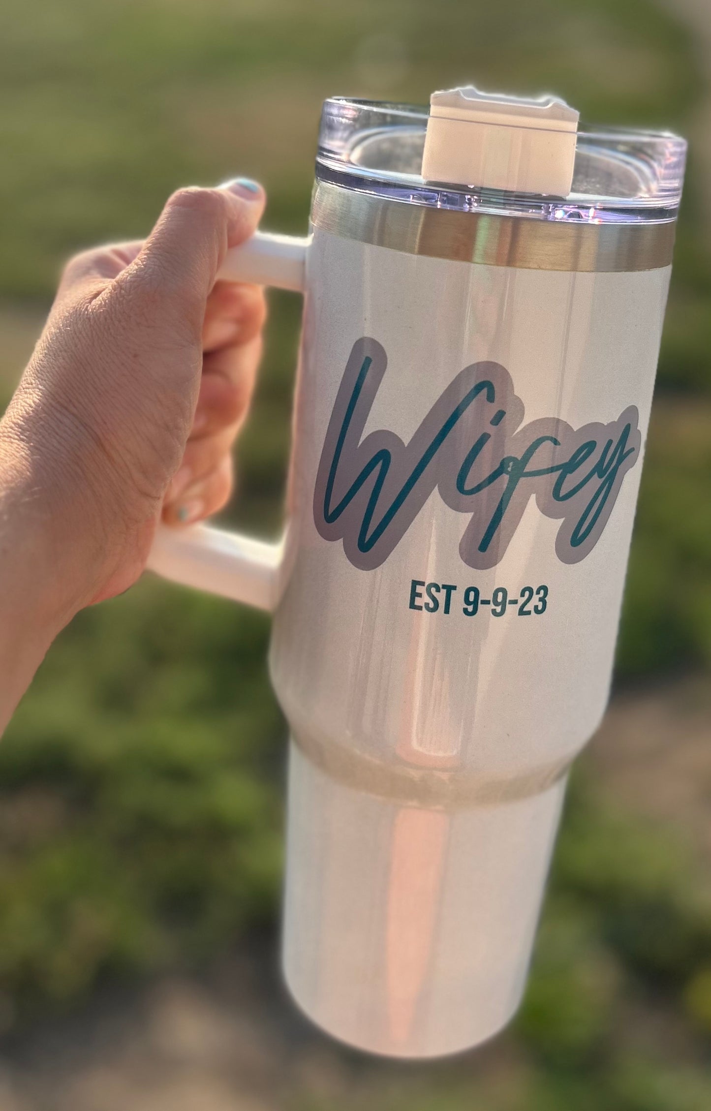 Custom 40oz Shimmer Tumbler