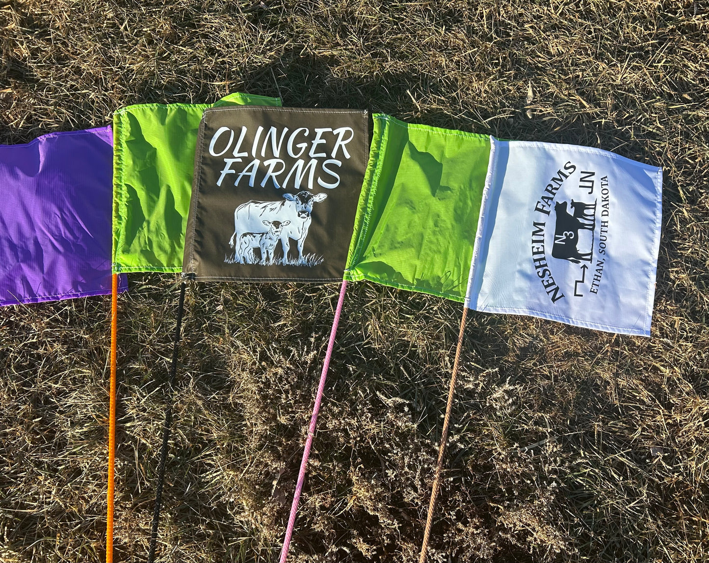 Custom Cattle Flag Whips