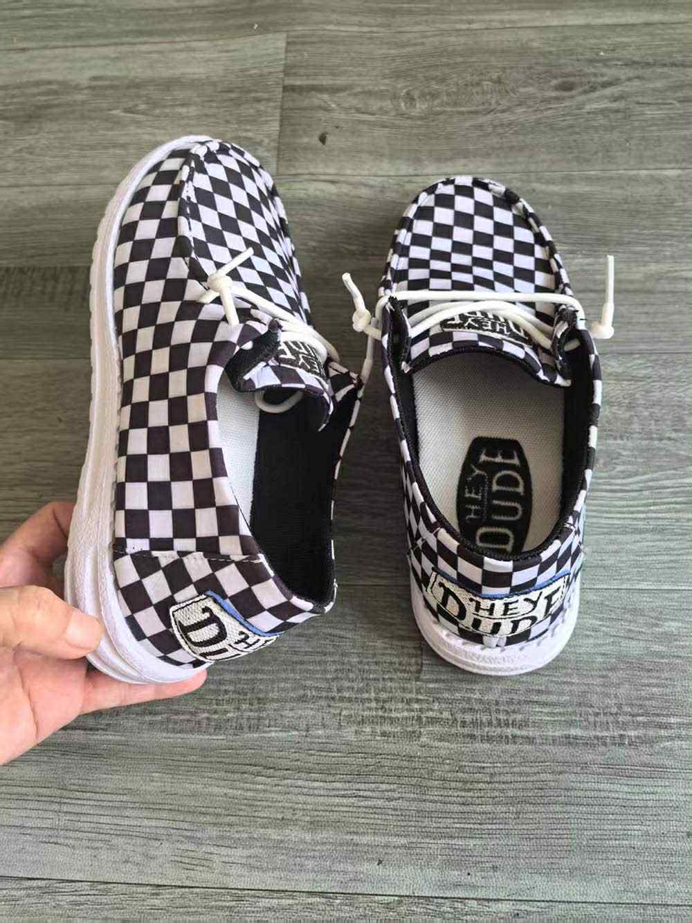 Pre Order Adult Checkered Shoes