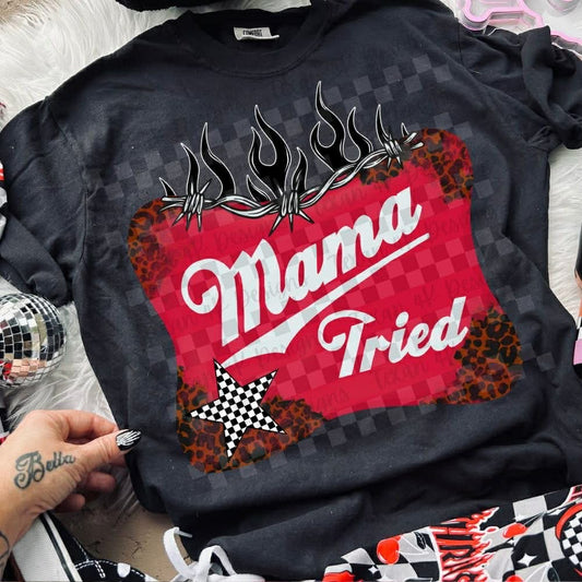 WS Completed Top Mama Tried Red