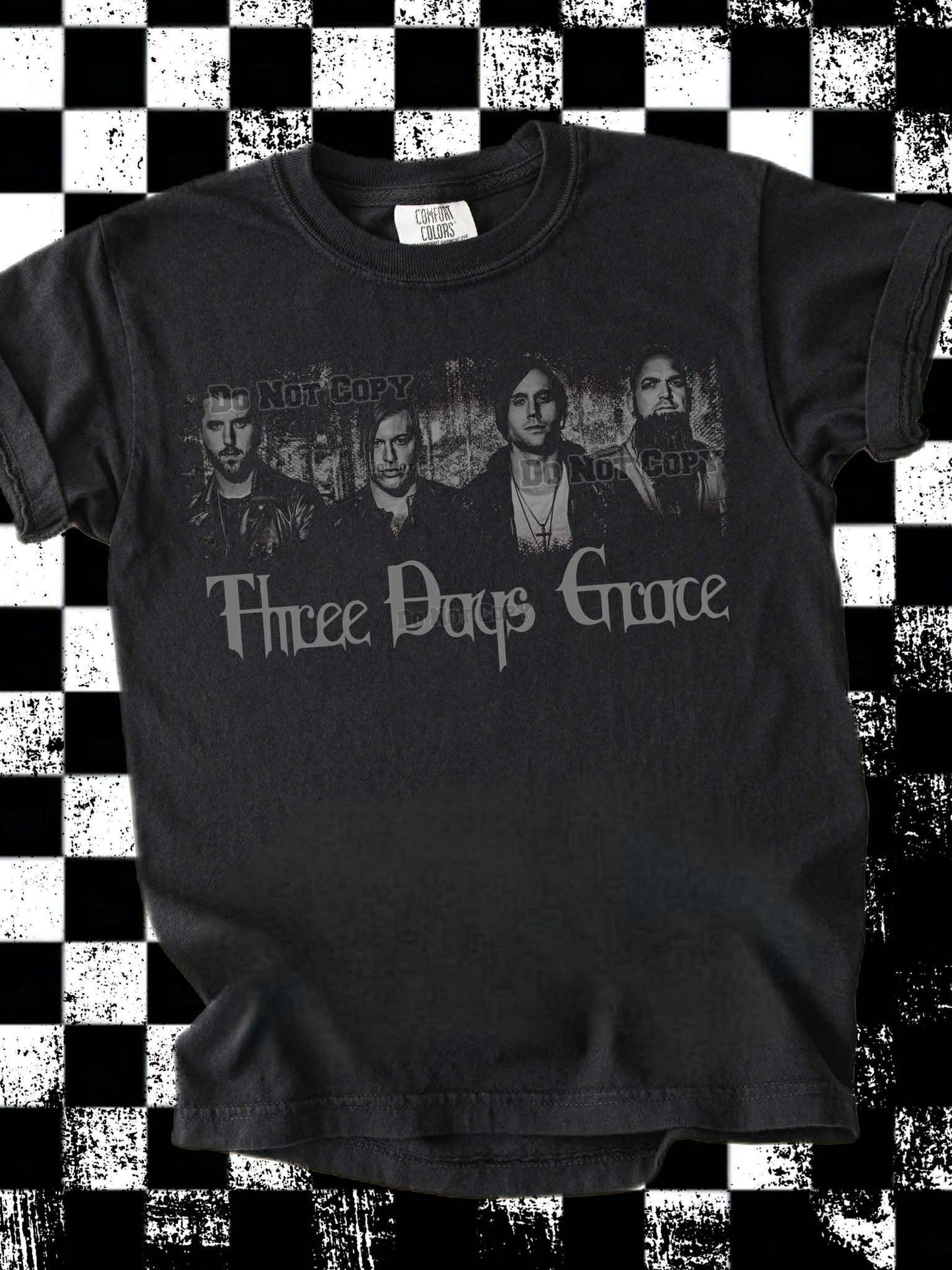 DTF Print - Halftone Three D@ys Gr@ce