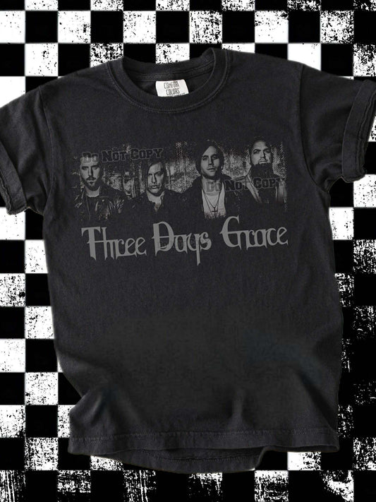 DTF Print - Halftone Three D@ys Gr@ce