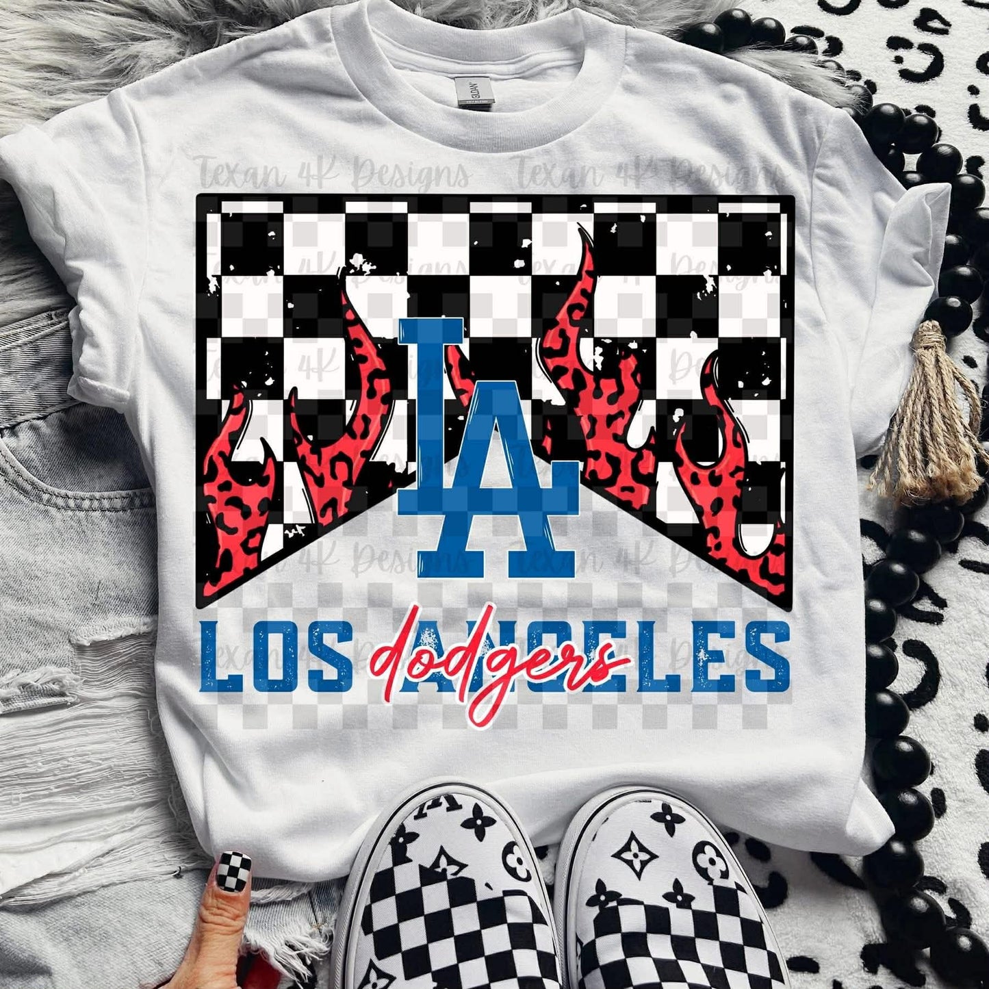 DTF Print - Flame Baseball Team