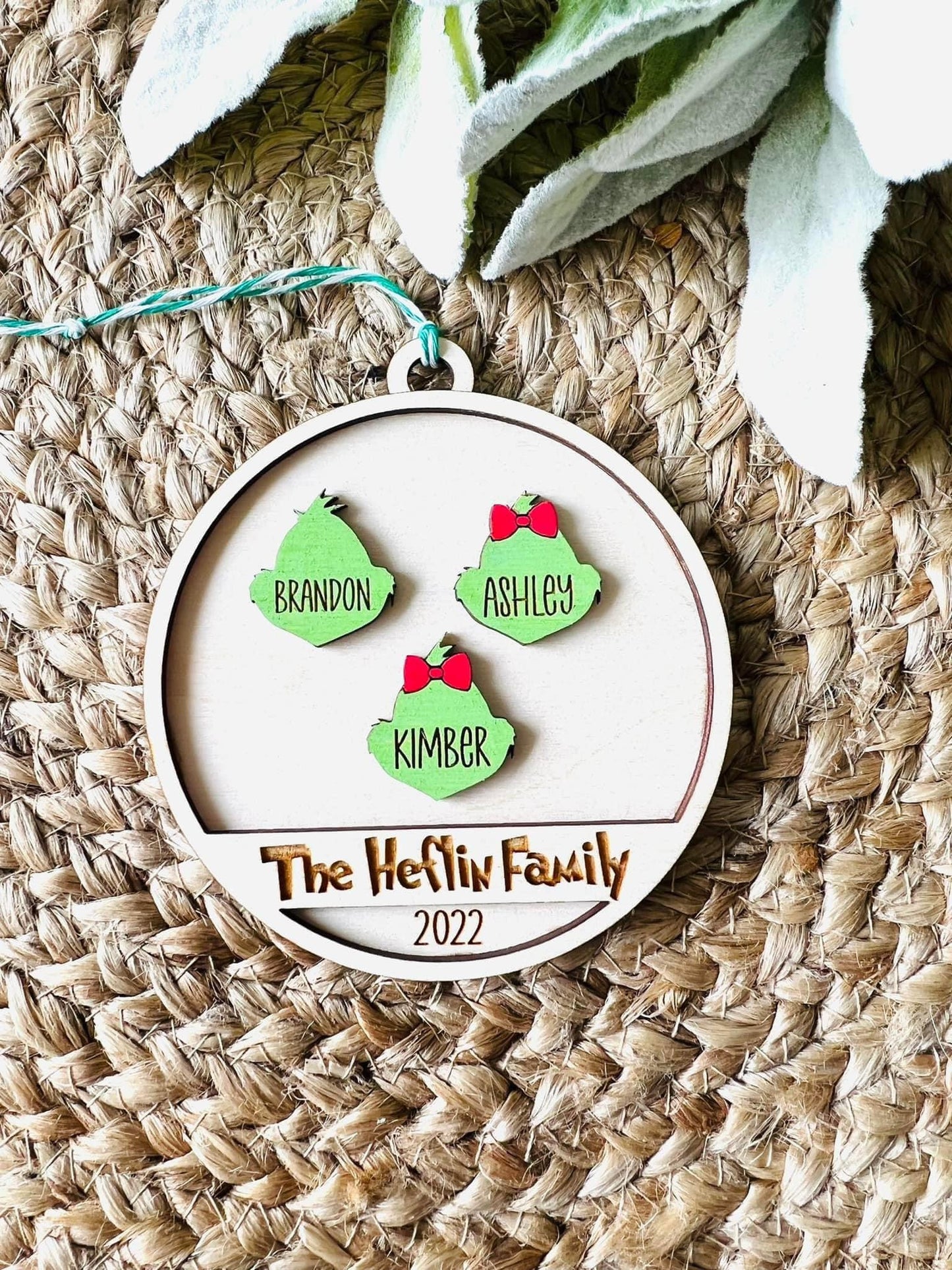 Green Family Ornament