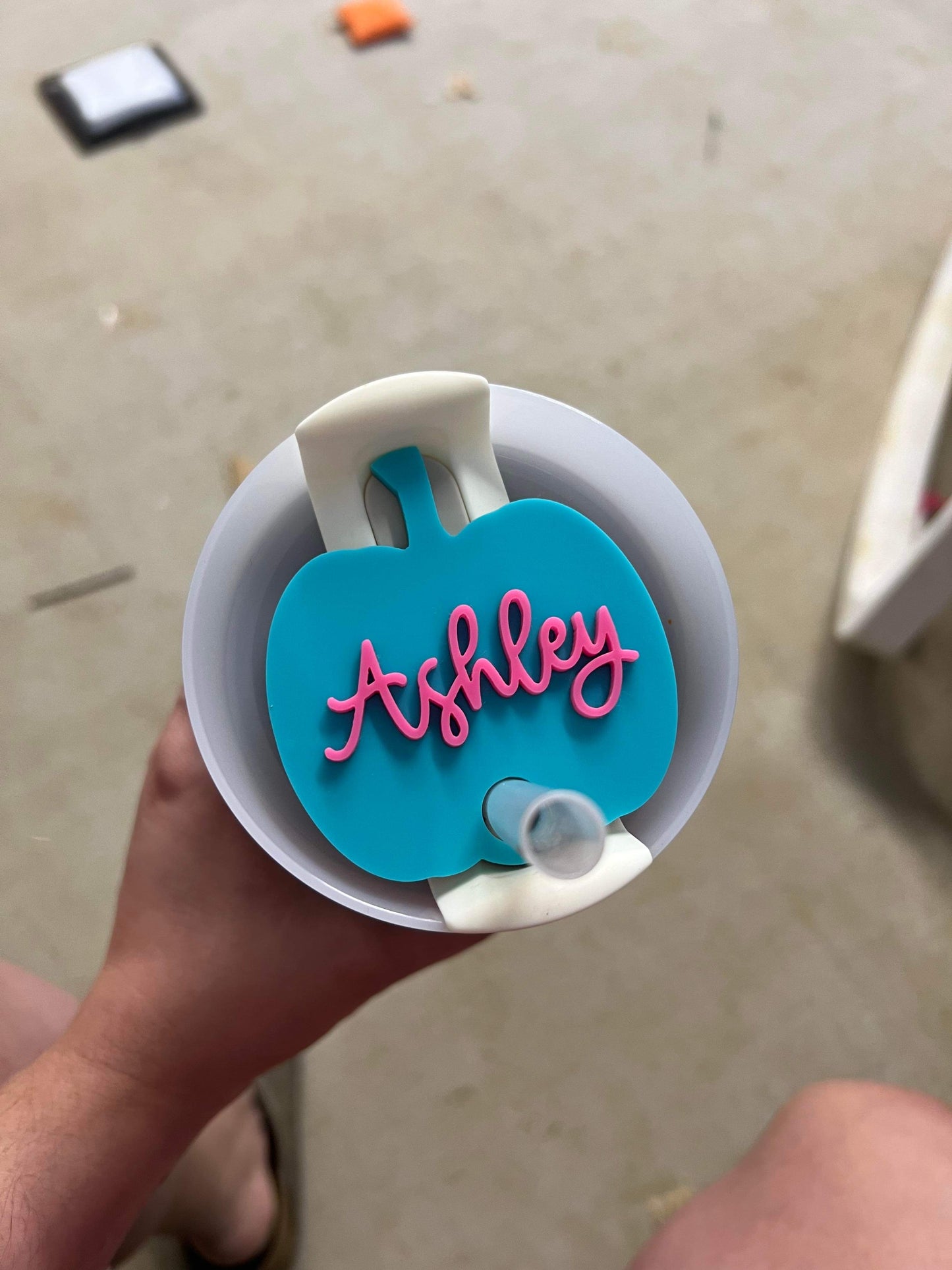 Personalized Pumpkin Cup Tags