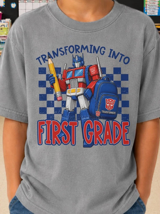 Transforming into First Grade Kids Top