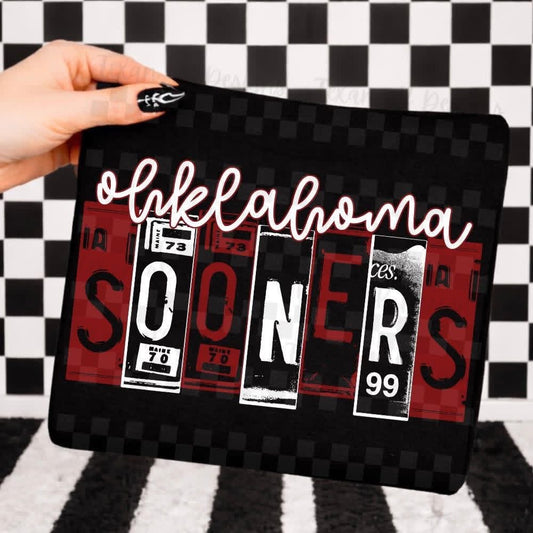 WS Completed Top License Plate Oklahoma S00ners