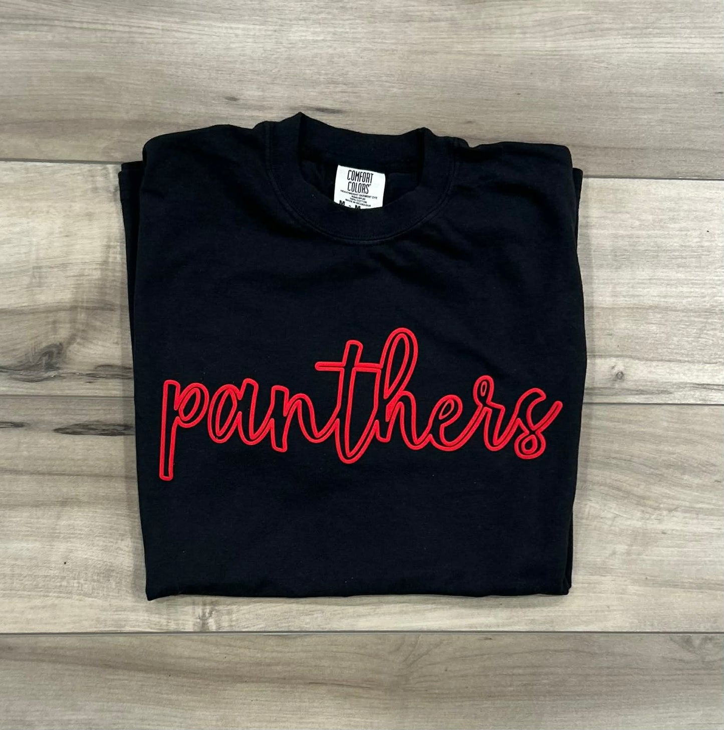 Custom Team Outline Puff Printed Top